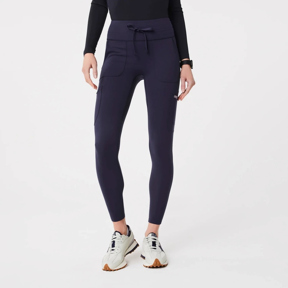 FIGS Skinny Leg Scrub Legging Navy Large Women's NWT
